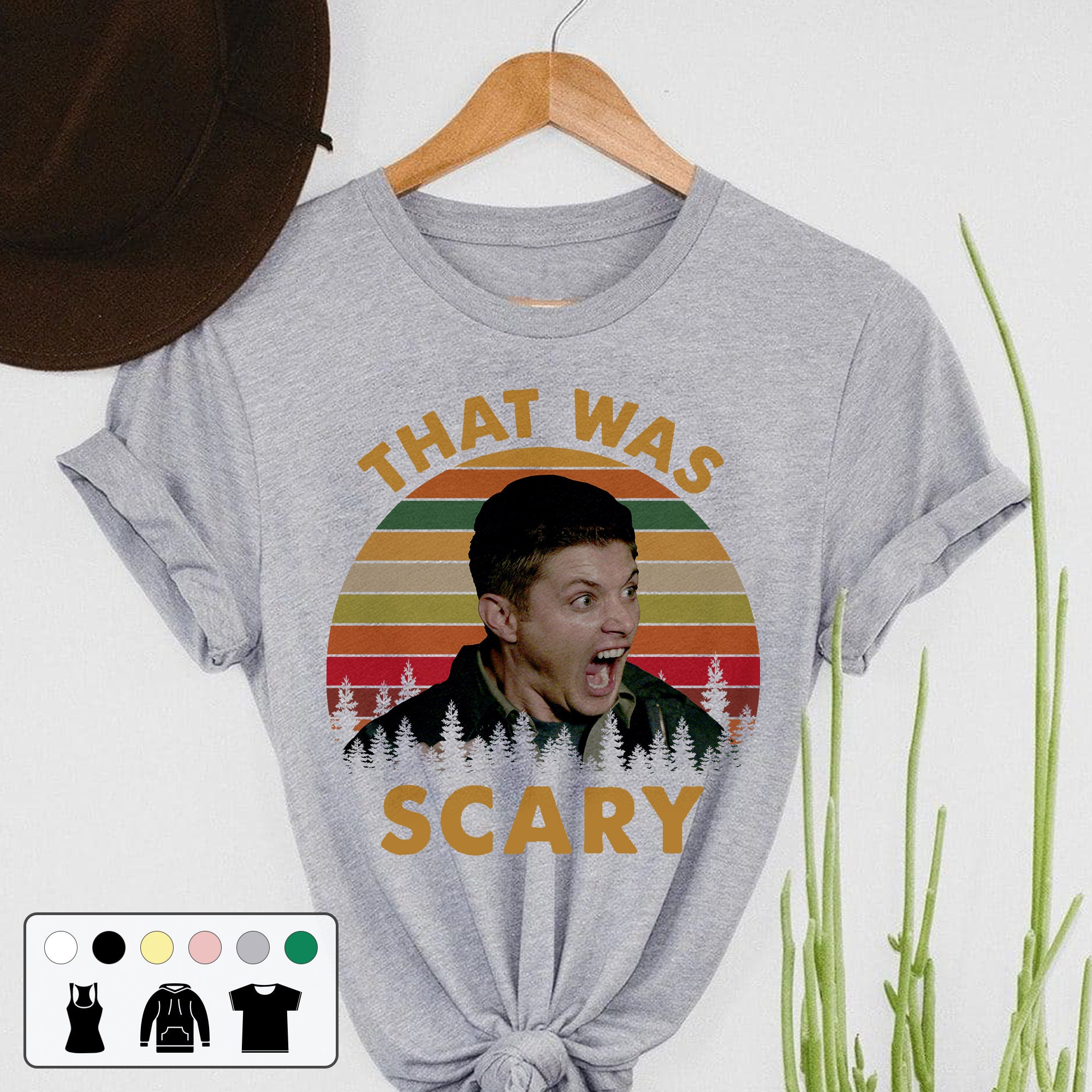 That Was Scary Supernatural Vintage Unisex T-Shirt