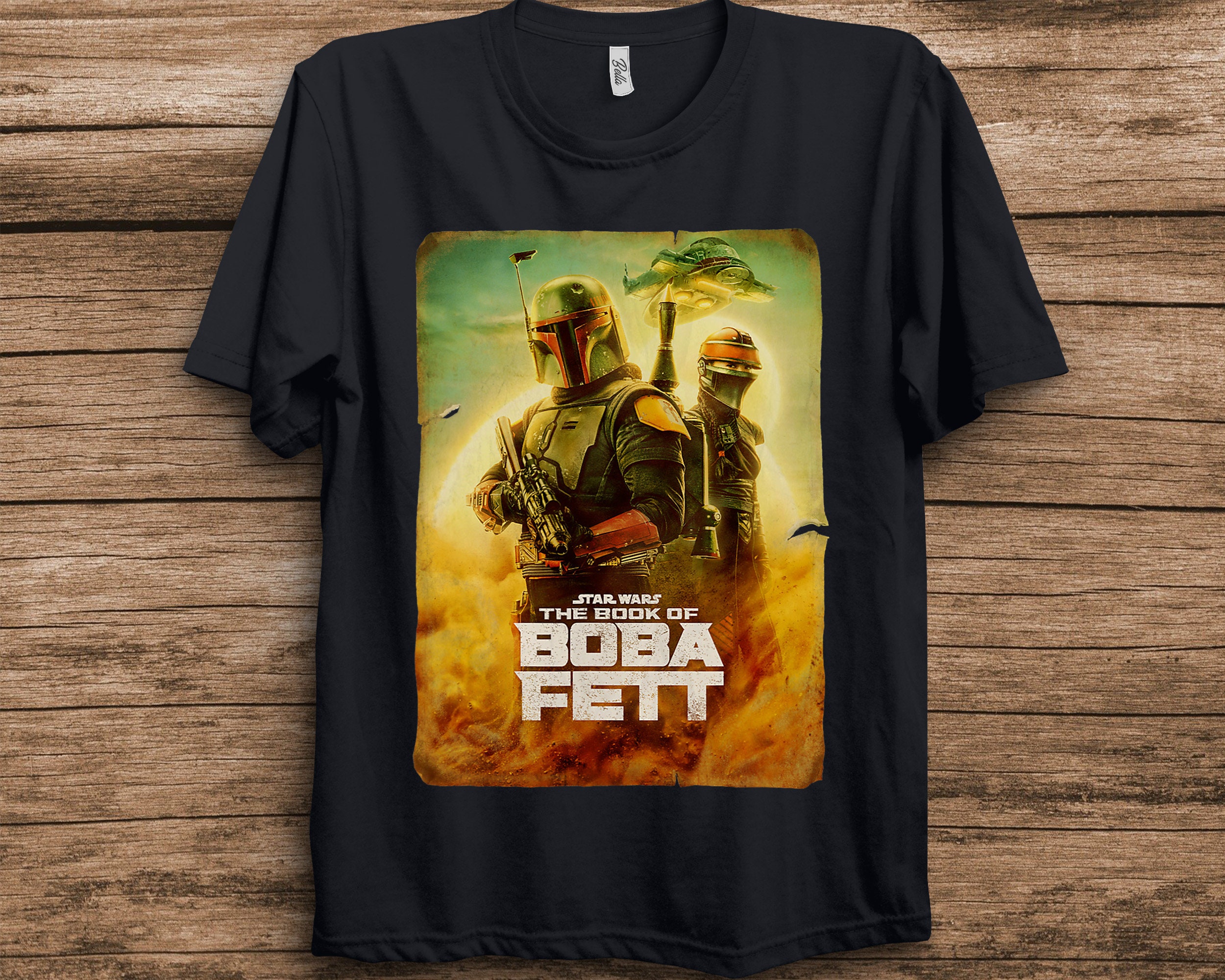 The Book Of Boba Fett Group Shot Desert Poster Unisex Adult Star Wars Unisex T-Shirt