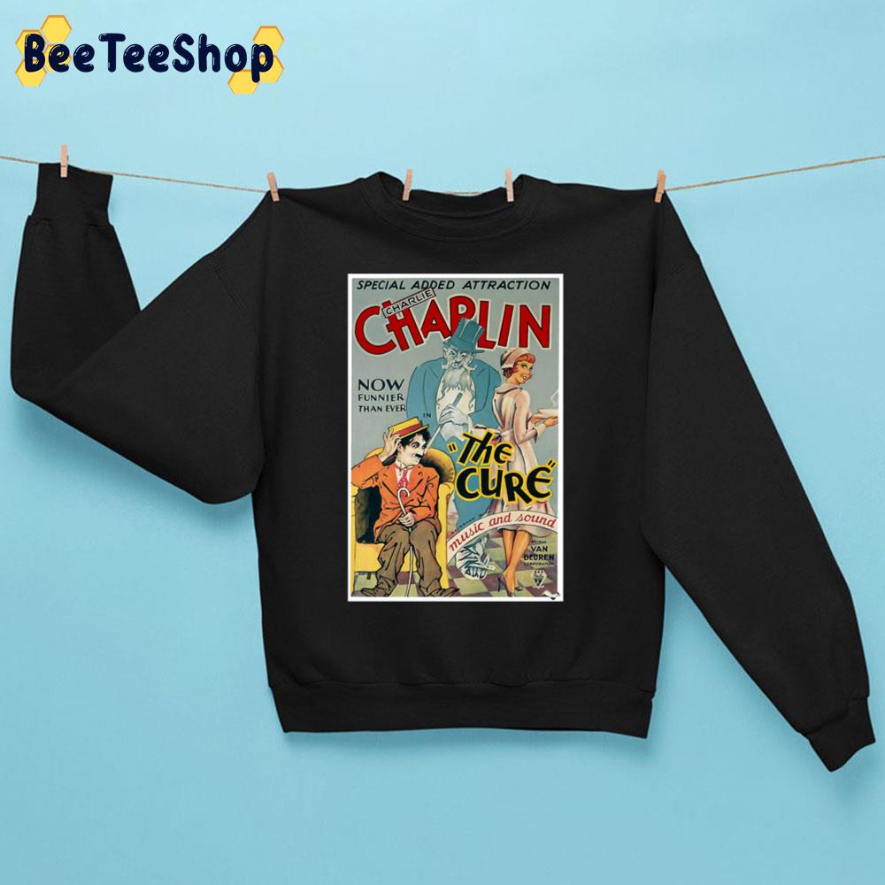 The Cure Music And Sound Charlie Chaplin Unisex Sweatshirt