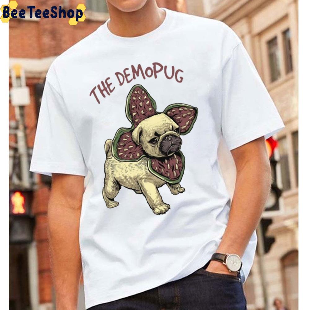 The Demopug Funny Pug Stranger Things Unisex T-Shirt