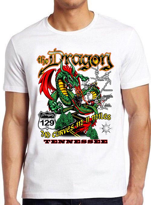 The Dragon Tennessee Motorcycle Unisex T-Shirt