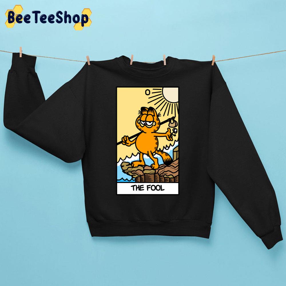 The Fool Tarot Card But It ‘s Garfield Unisex Sweatshirt