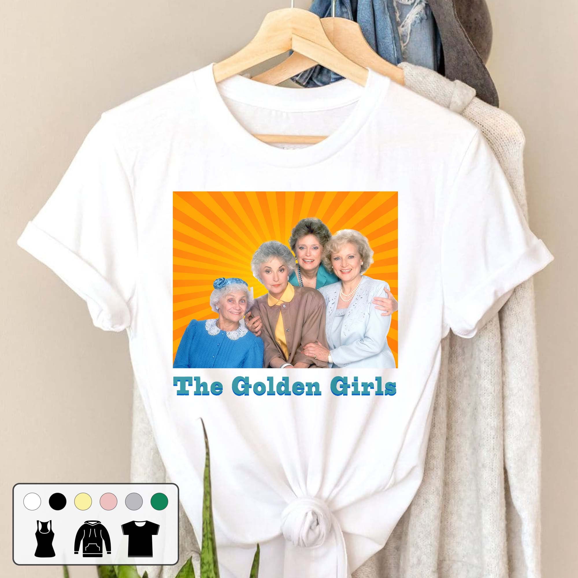 The Golden Girls Blanche Rose Dorothy Sophia Fans Graphic Unisex T-Shirt