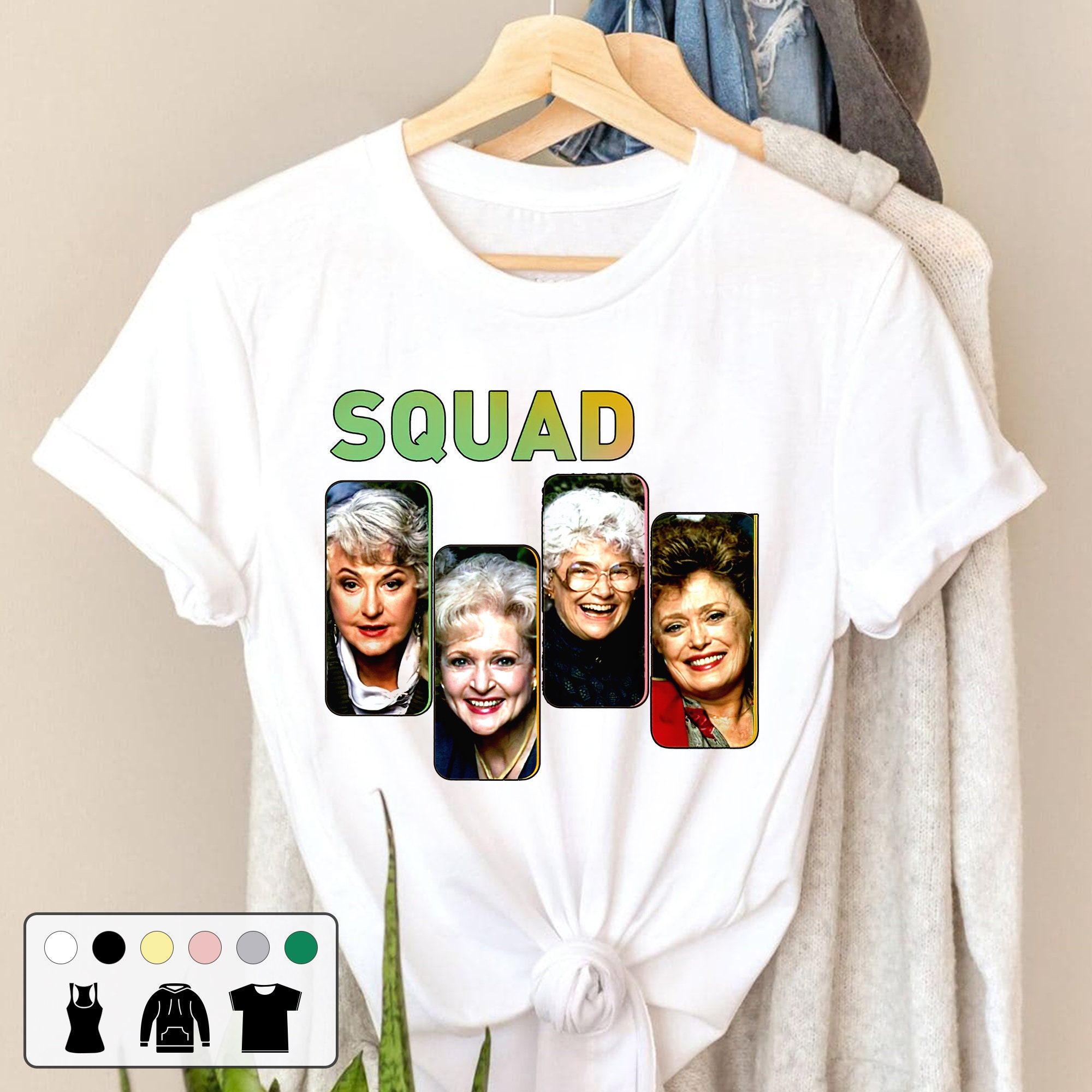 The Golden Girls Squad 80s Vintage Unisex T-Shirt