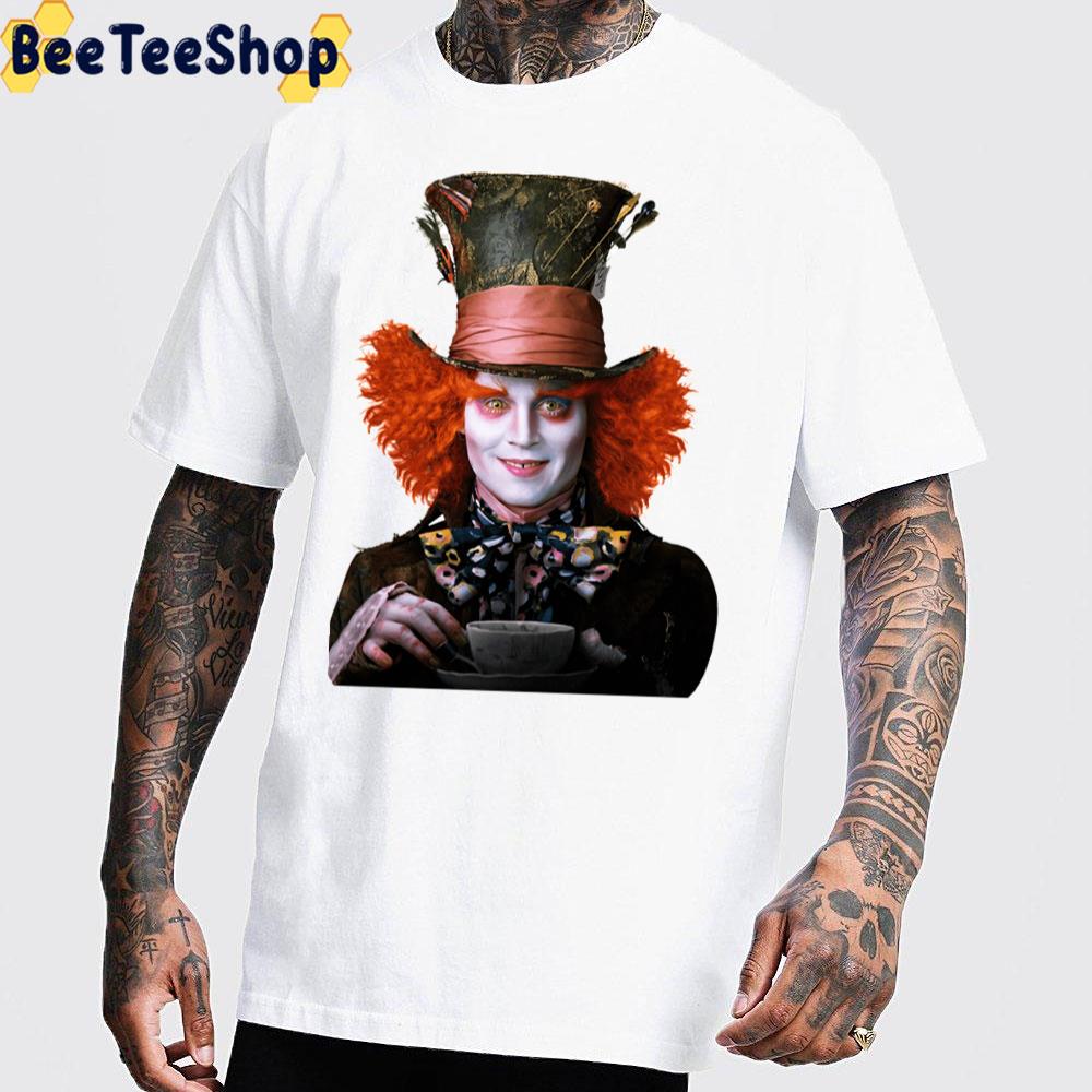 The Hatter Tim Burton Willy Wonka Unisex T-Shirt