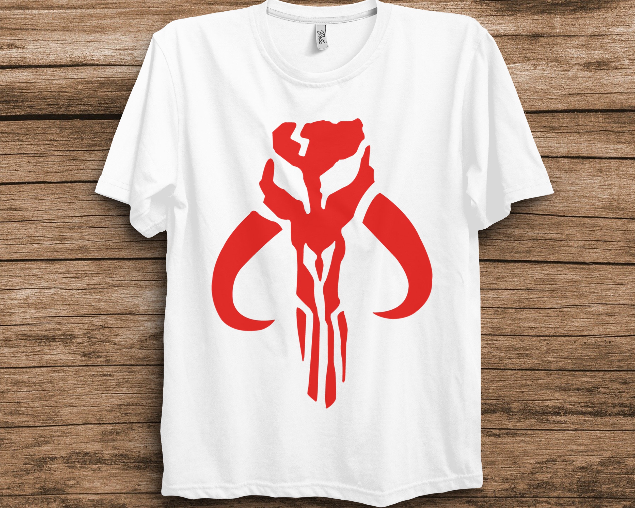 The Mandalorian Skull Logo Star Wars Unisex T-Shirt