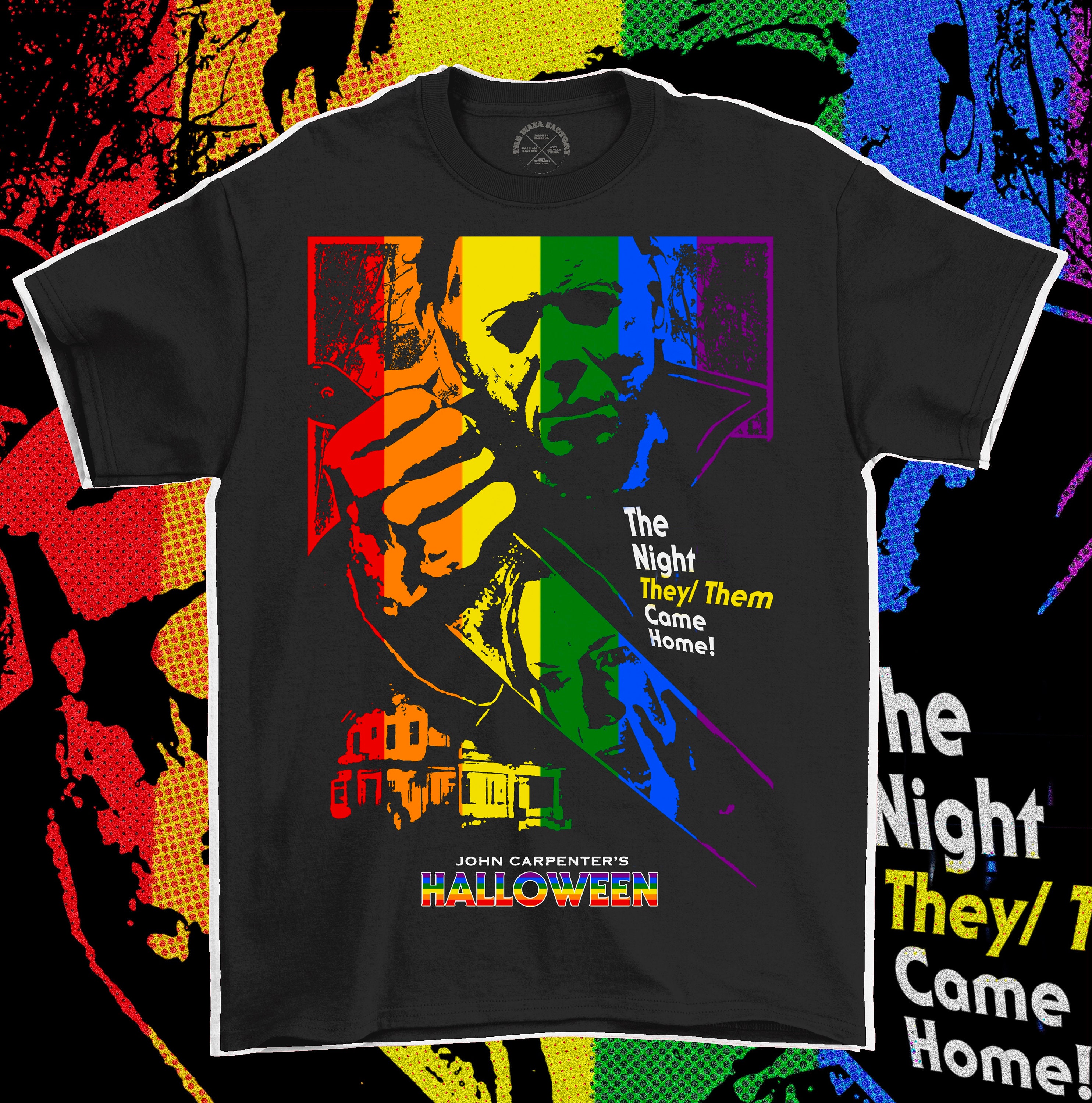 The Night They Them Came Here Michael Myers Pride Month Unisex T-Shirt