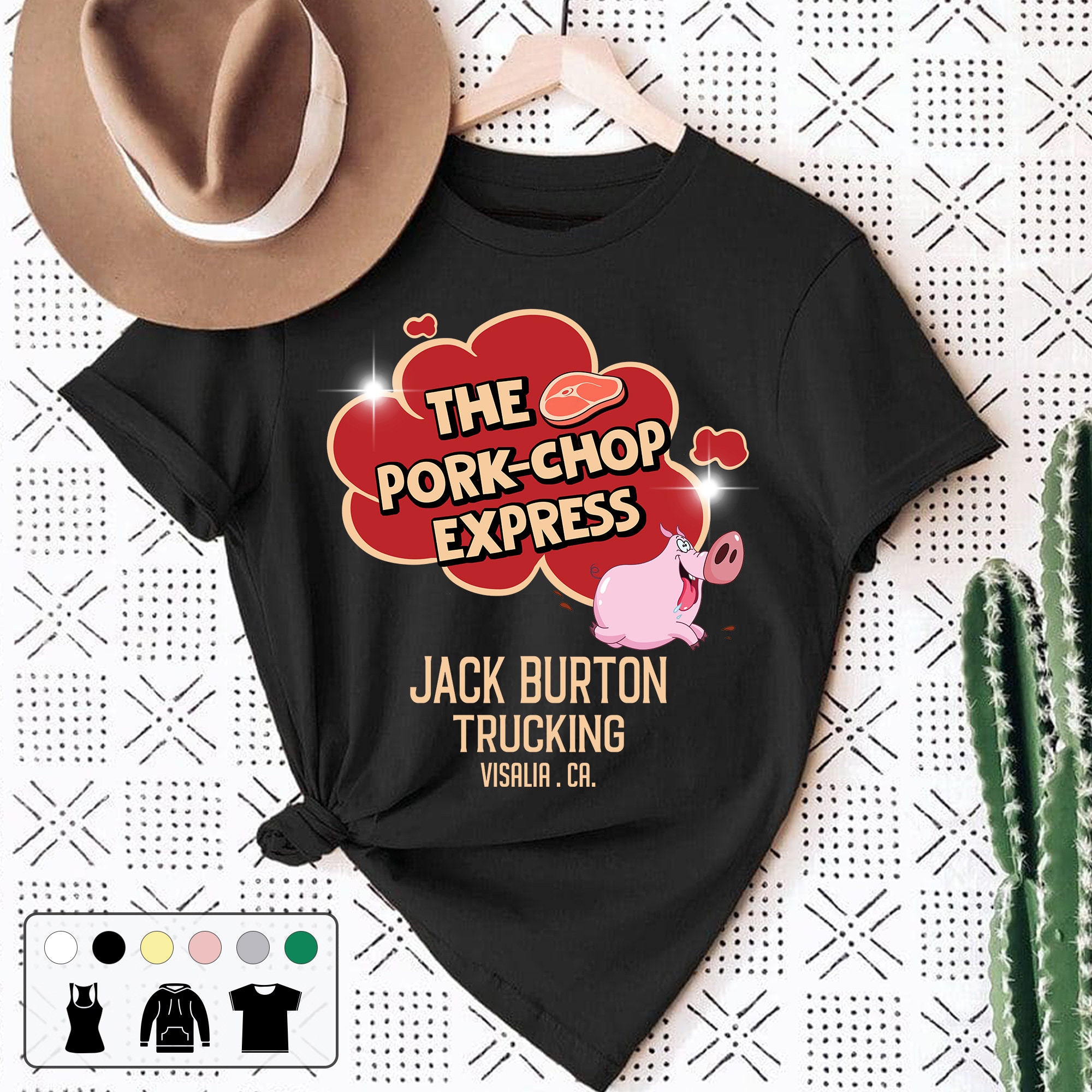 The Pork Chop Express Jack Burton Tracking Vintage Unisex T-Shirt