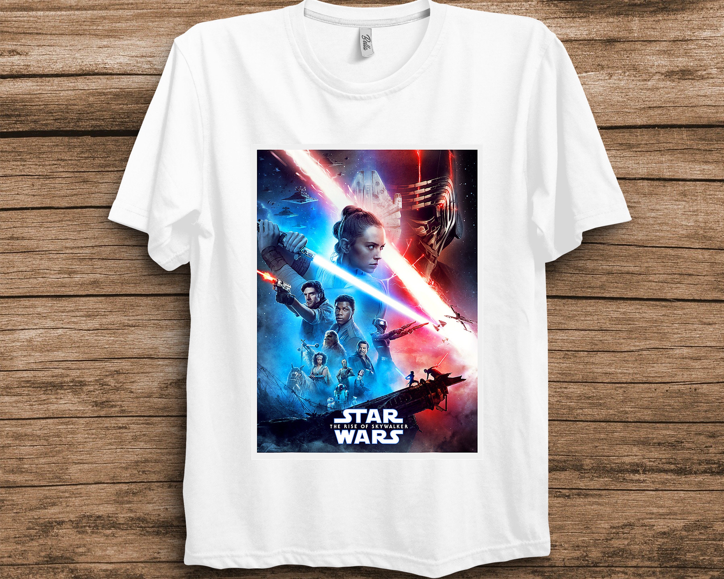 The Rise Of Skywalker Characters Movie Poster Star Wars Unisex T-Shirt