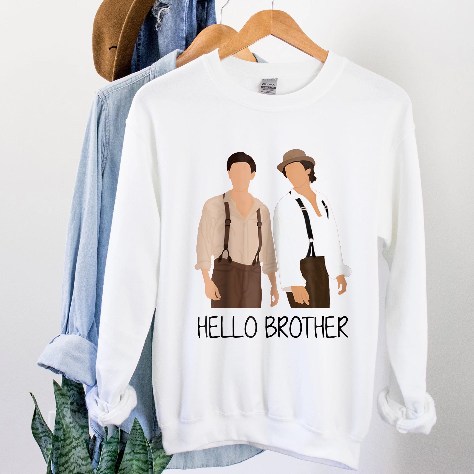 The Salvatore Hello Brothers Art Unisex Sweatshirt