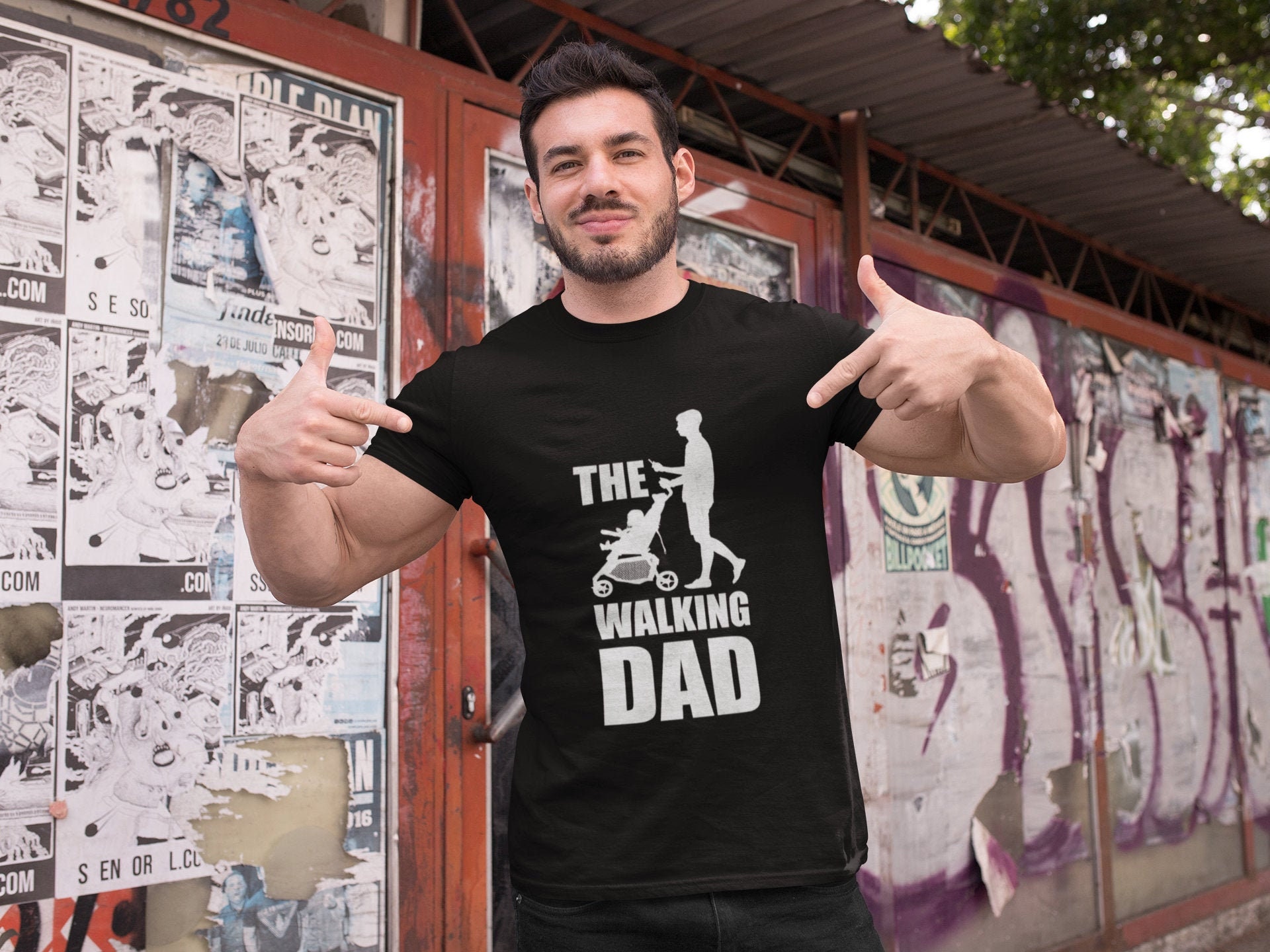 The Walking Dad Funny Father's Day Unisex T-Shirt