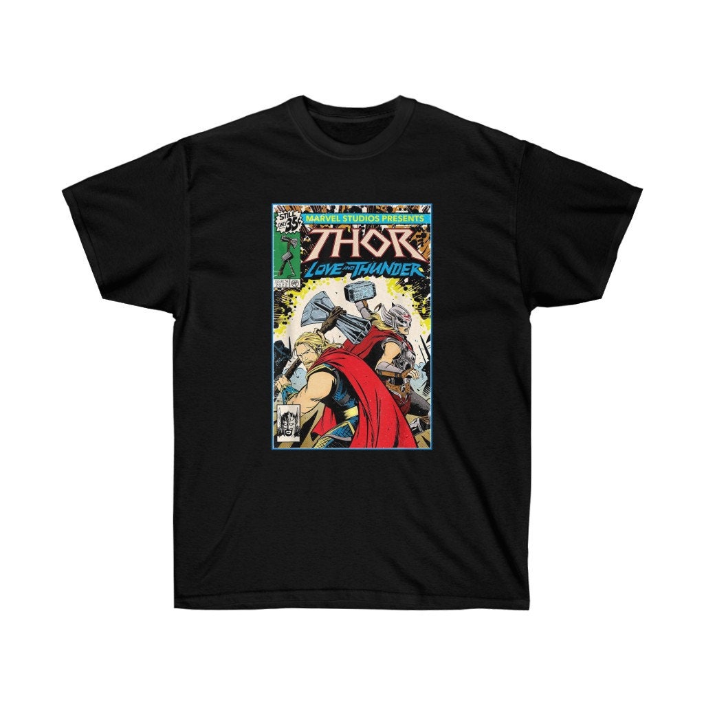 Thor Love And Thunder Comic Cover Cartoon Art Unisex Shirt