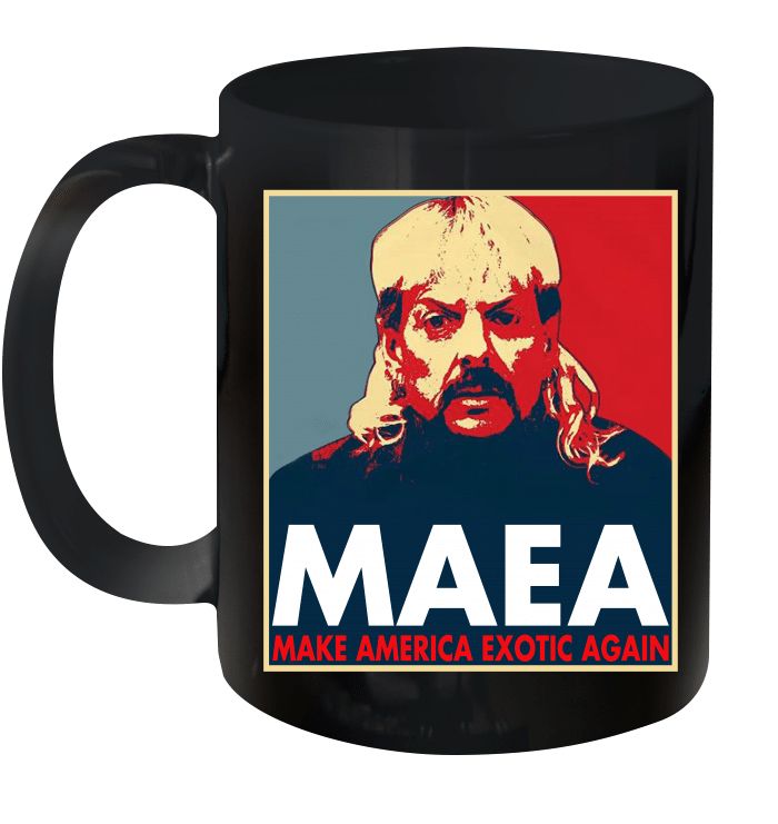 Tiger King Maea Make America Exotic Again Premium Sublime Ceramic Coffee Mug Black