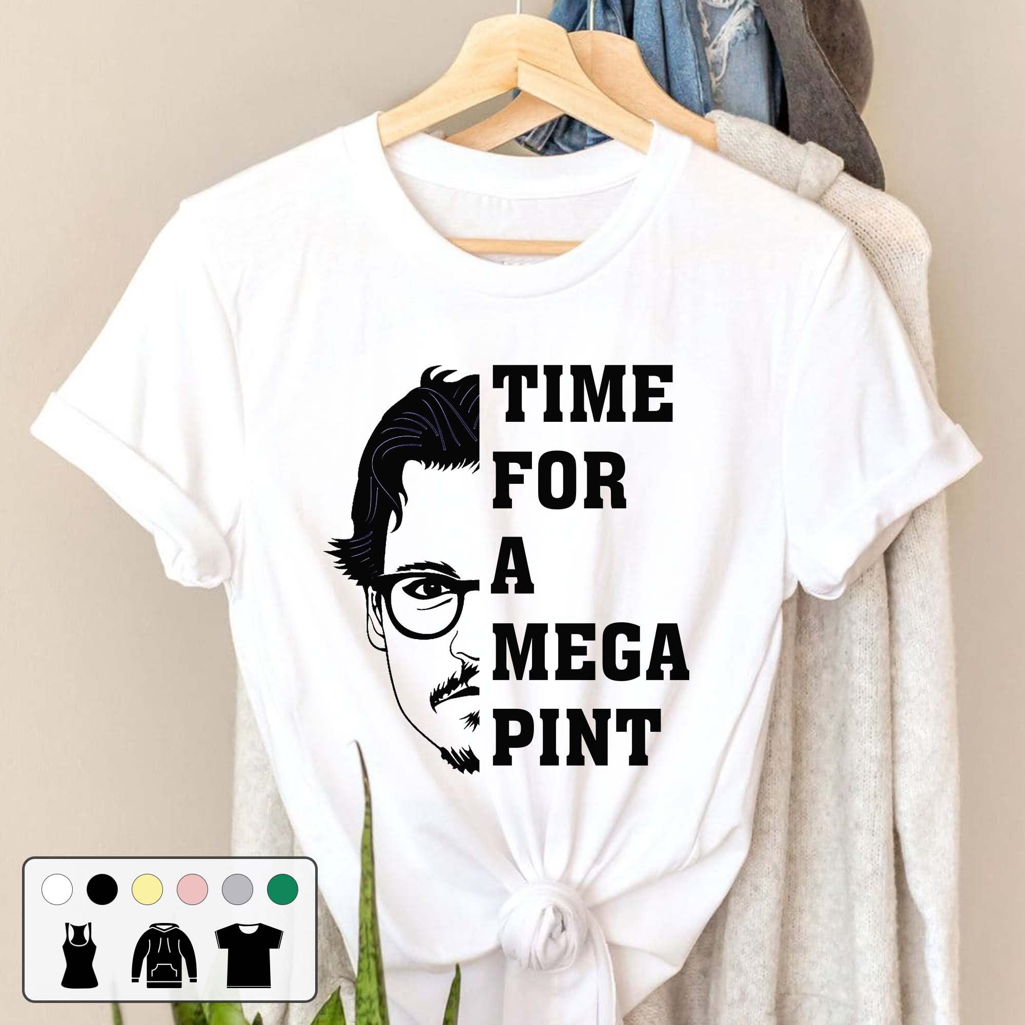 Time For A Mega Pint Justice For Johnny Depp Unisex T-Shirt