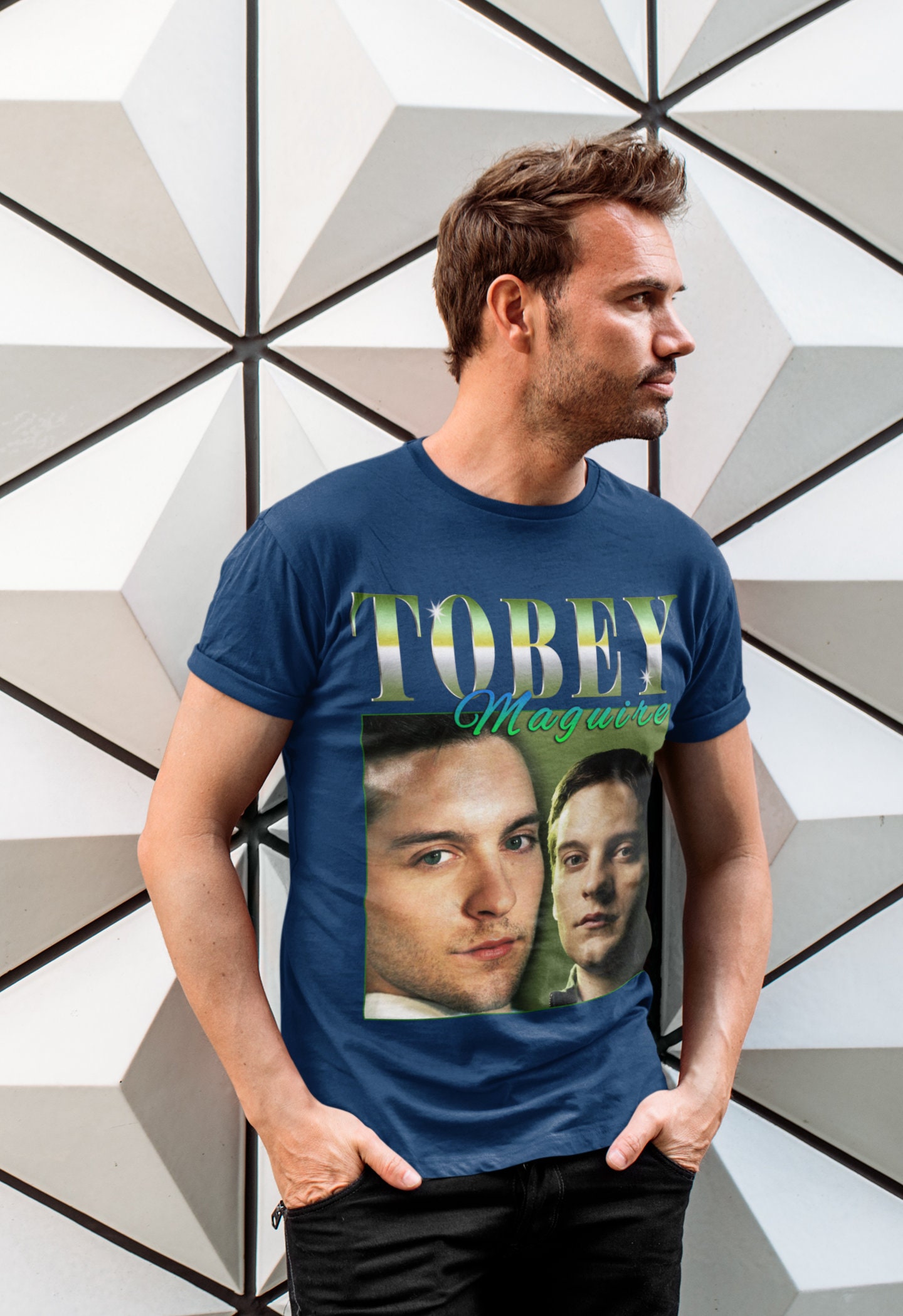Tobey Maguire Shirt Homage Vintage Retro Unisex T-Shirt