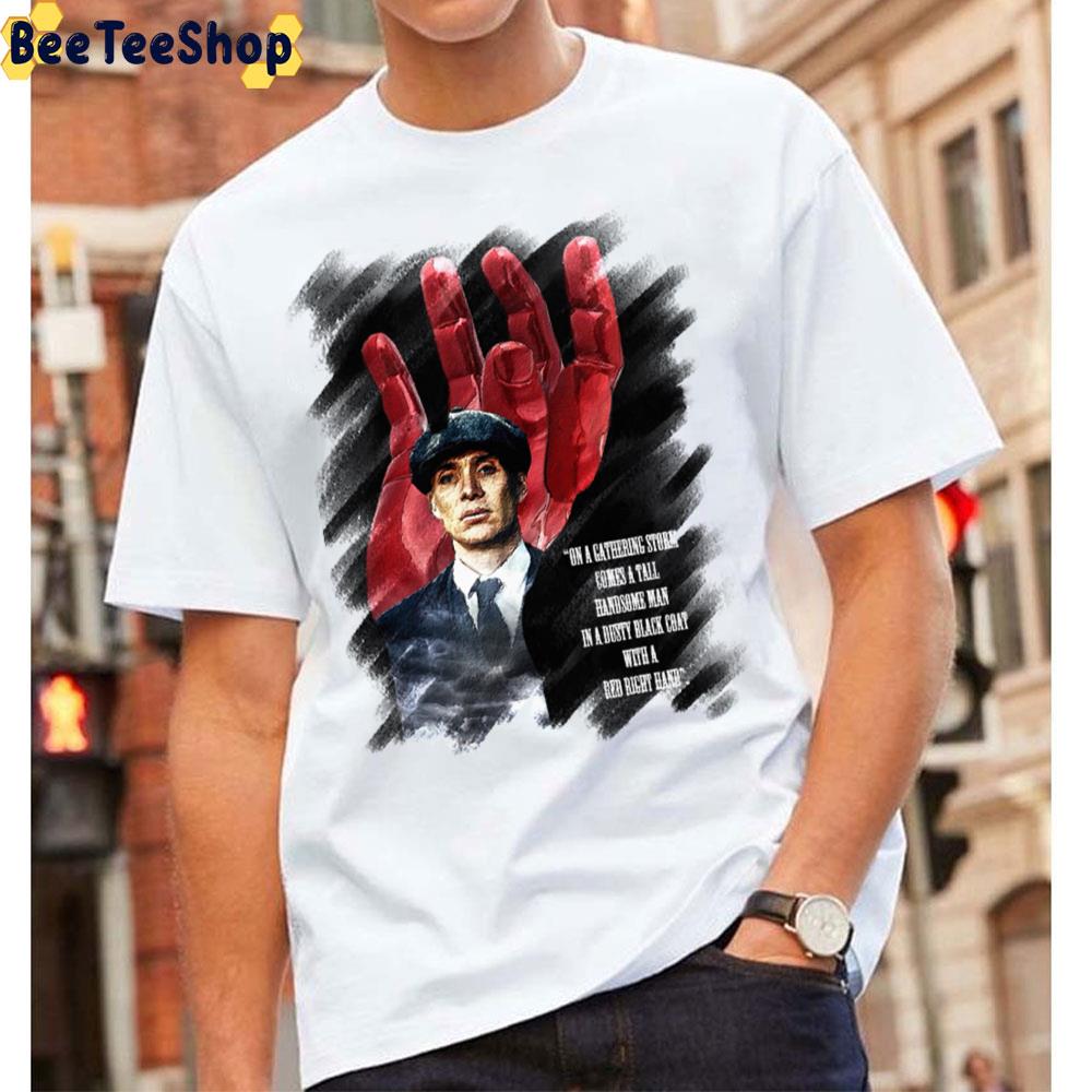 Tommy Shelby Red Right Hand Peaky Blinders Unisex T-Shirt