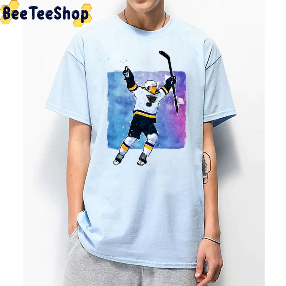 Torey Kurg 47 St Louis Blues Hockey Watercolor Art Unisex T-Shirt