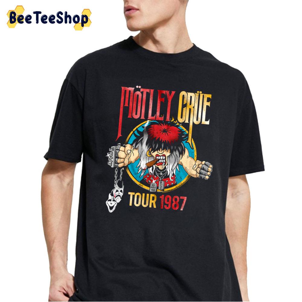 Tour 1987 80’s Vintage Motley Crue Music Band Unisex T-Shirt