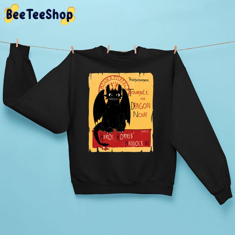 Tournée Du Dragon Noir How To Train Your Dragon Unisex Sweatshirt