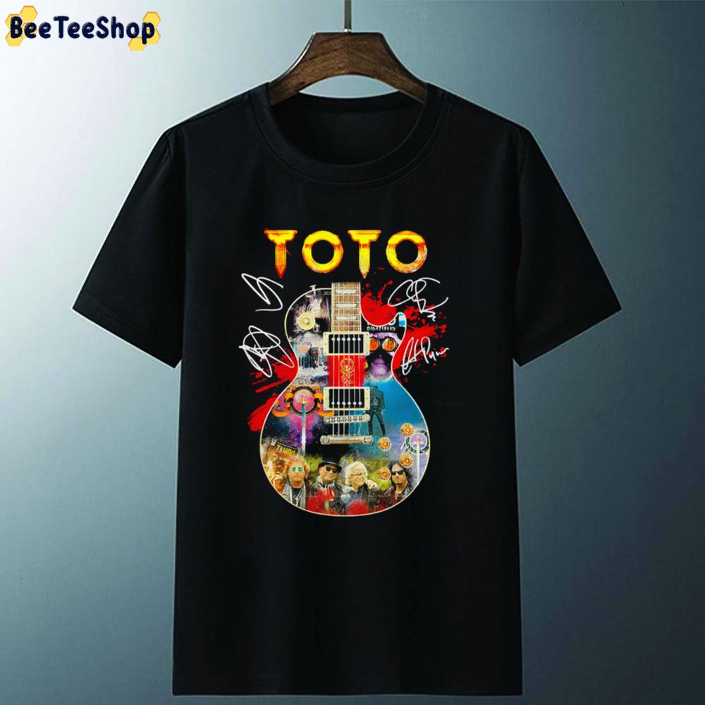 Tótó Rock Band Guitar Art Unisex T-Shirt