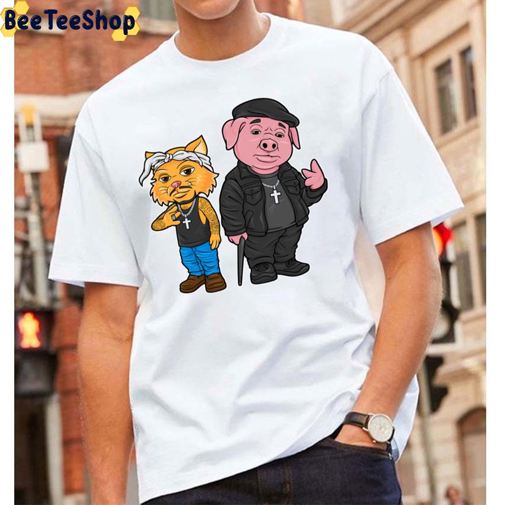 Tucat & Piggie Biggie Rapper Unisex T-Shirt