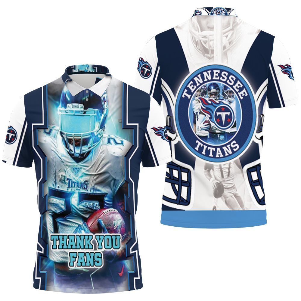 Tye Smith 23 Tennessee Titans Super Bowl 2021 Thank You Fan 3d Polo Shirt Jersey All Over Print Shirt 3d T-shirt