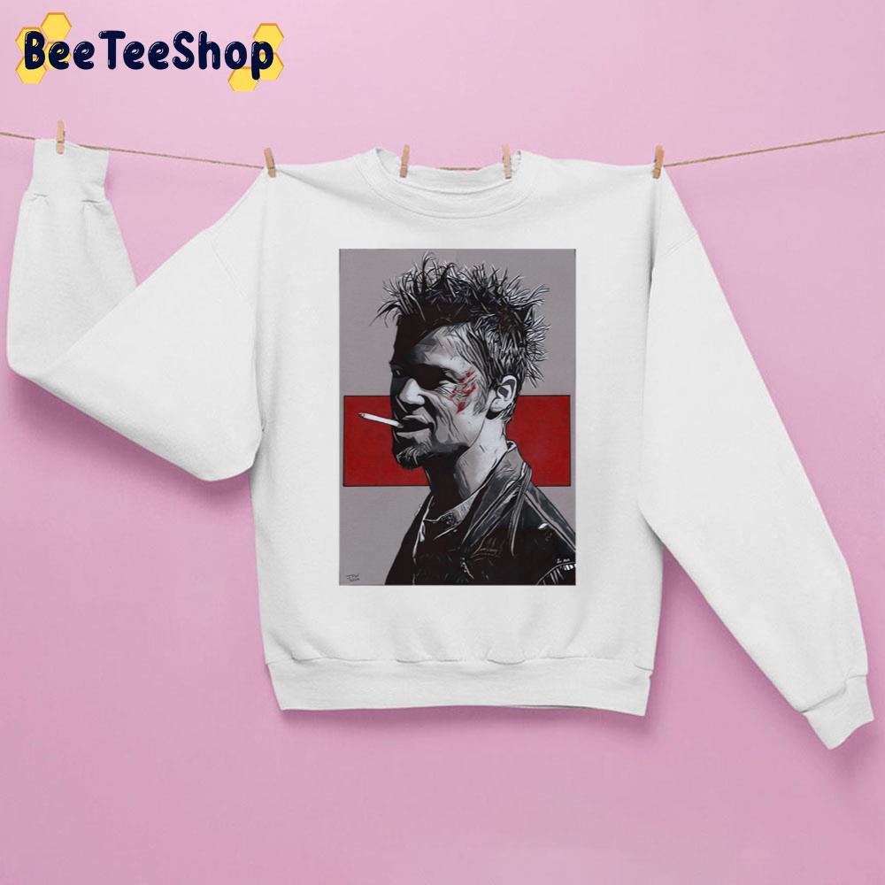 Tyler Durden Brad Pitt Retro Art Unisex Sweatshirt