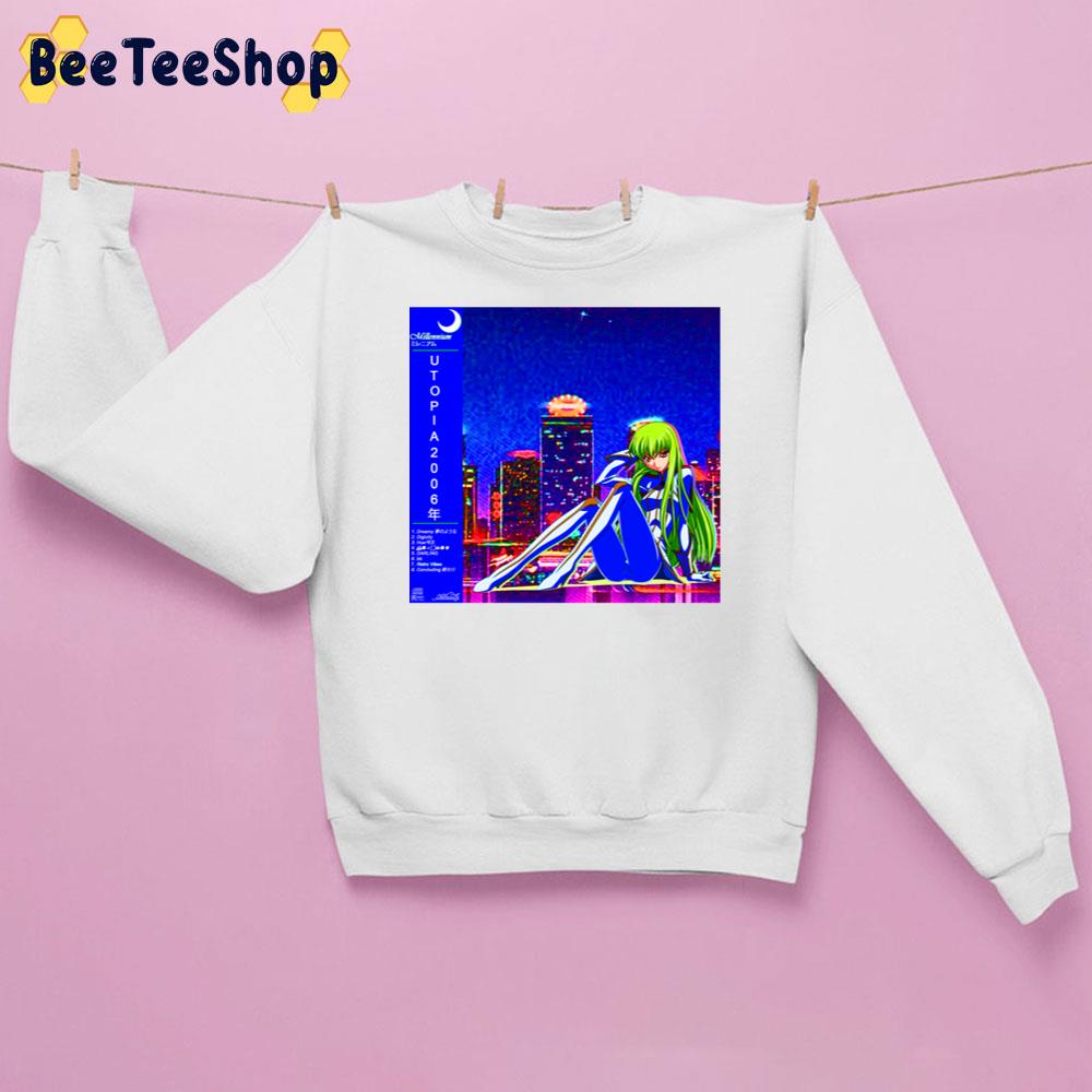 Utopia 2006 Cc Retro Future Funk Vaporwave Unisex Sweatshirt