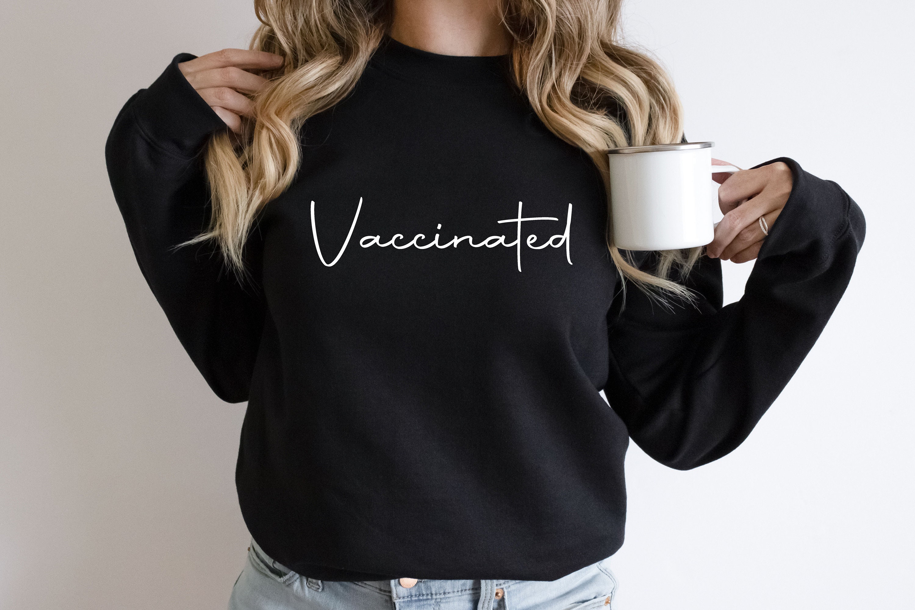 Vaccinated Classic Art Unisex Sweatshirt