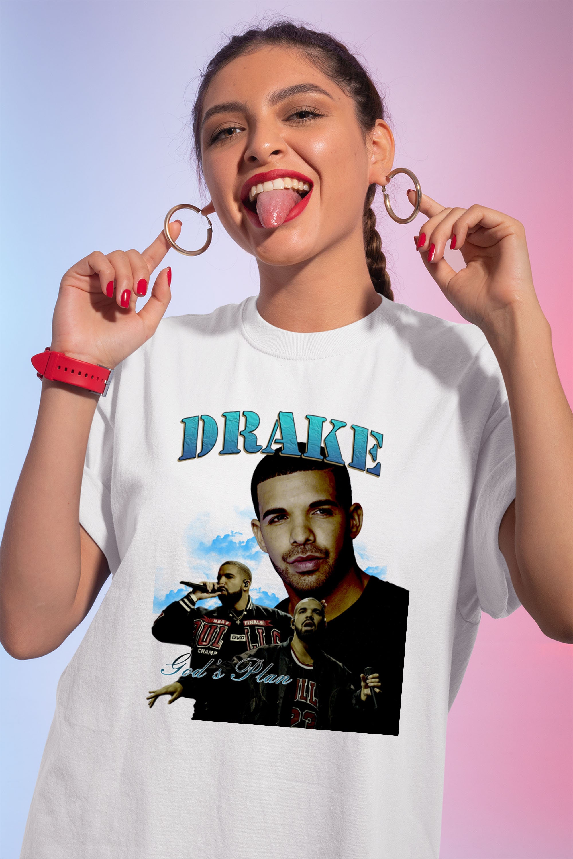 Vintage 90s Drake Champagne Hip Hop Unisex T-Shirt