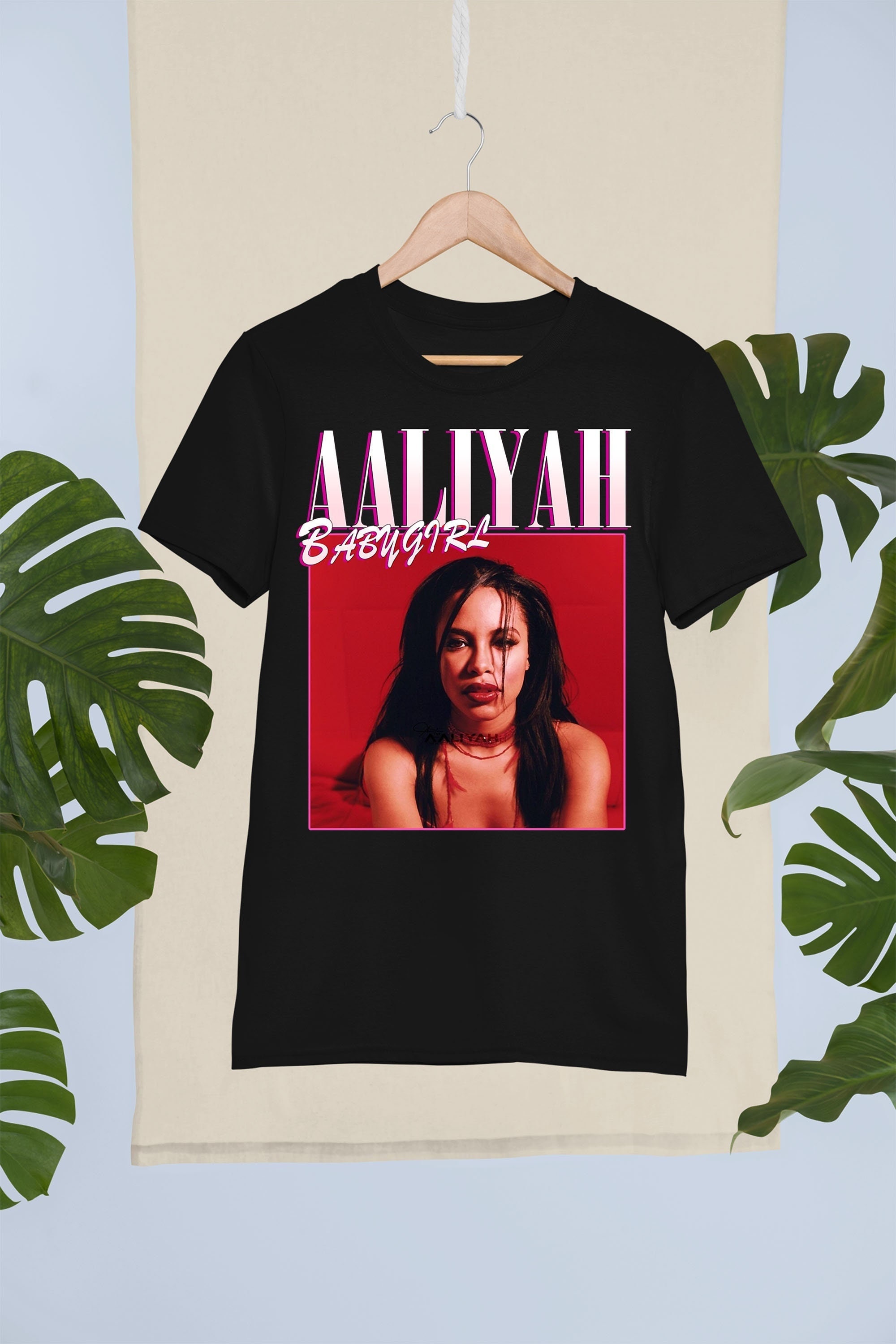 Vintage Aaliyah 90s Oldschool Retro Unisex T-Shirt