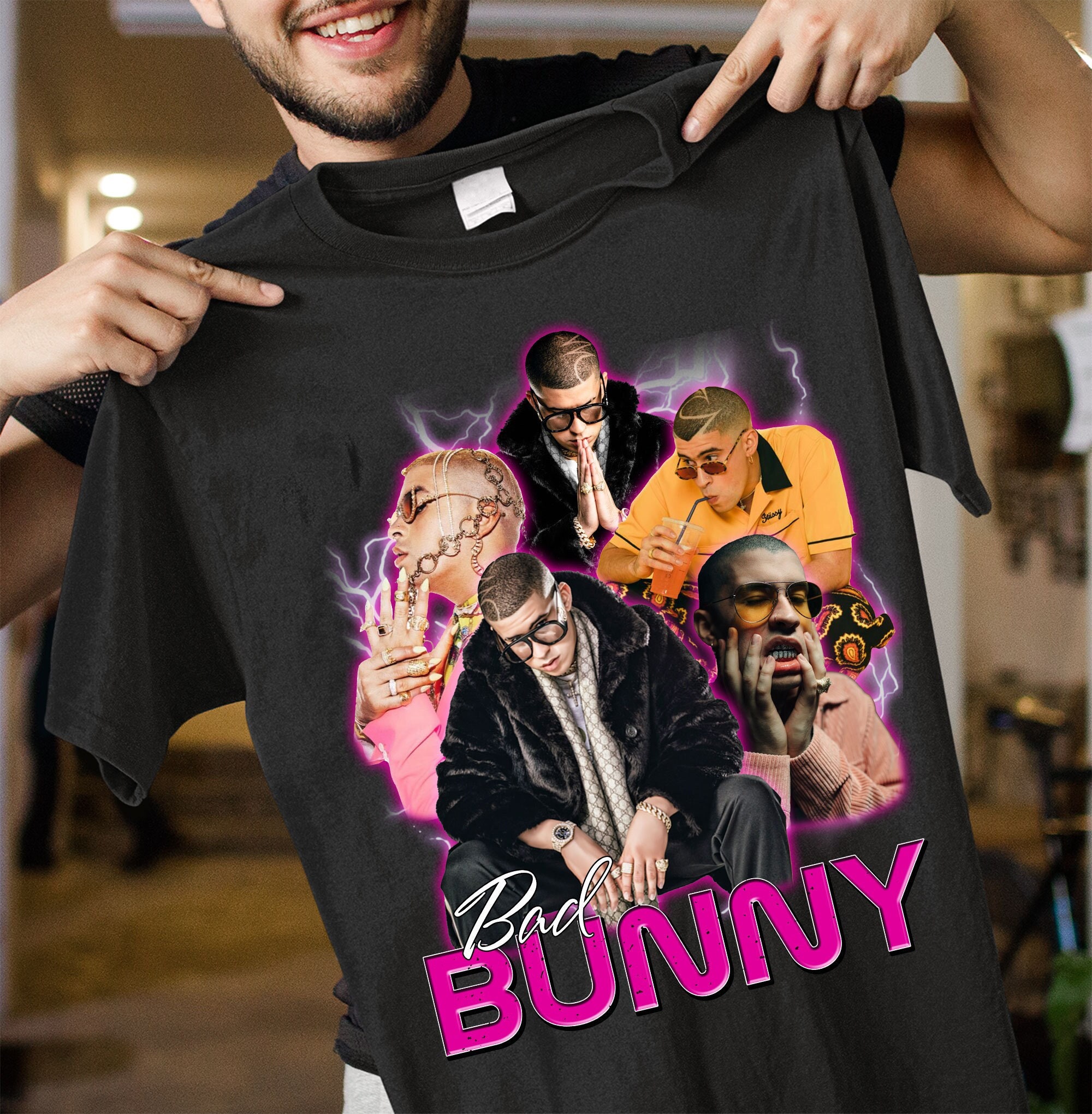 Bad Bunny Vintage Hip Hop T Shirt