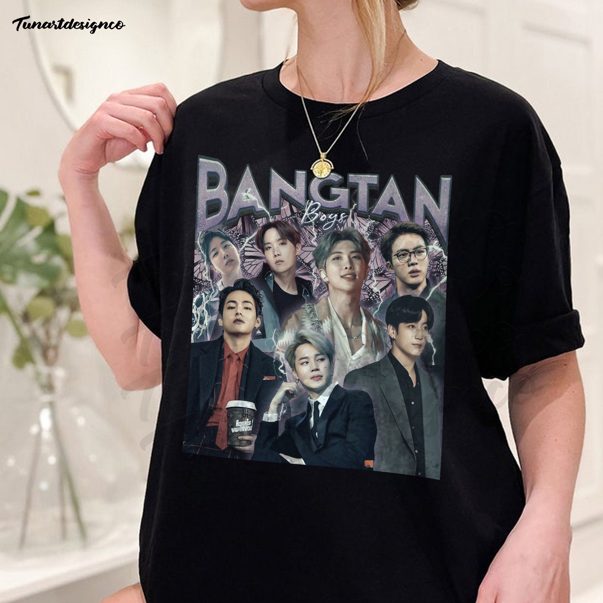 Vintage Art Bangtan Boys Bts Korean Music Pop Unisex Sweatshirt