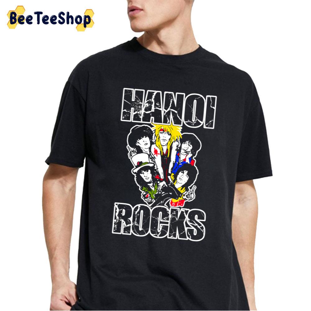 Vintage Art Hanoi Rock Band Unisex T-Shirt