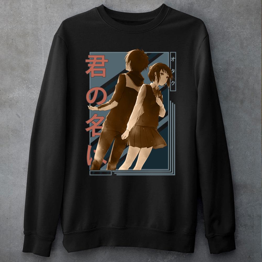 Vintage Art Mitsuha Miyamizu And Taki Tachibana Your Name Unisex T-Shirt