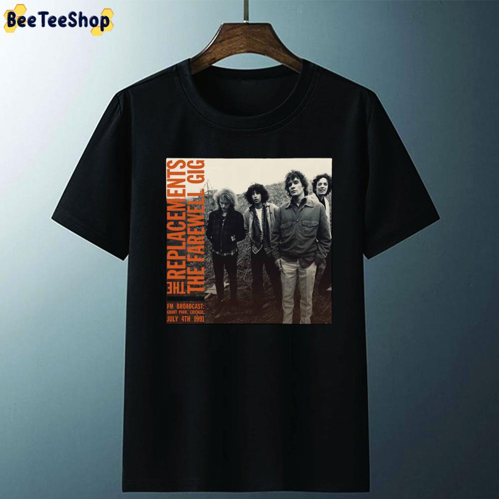 Vintage Art The Replacements The Farewell Gig Rock Band Unisex T-Shirt