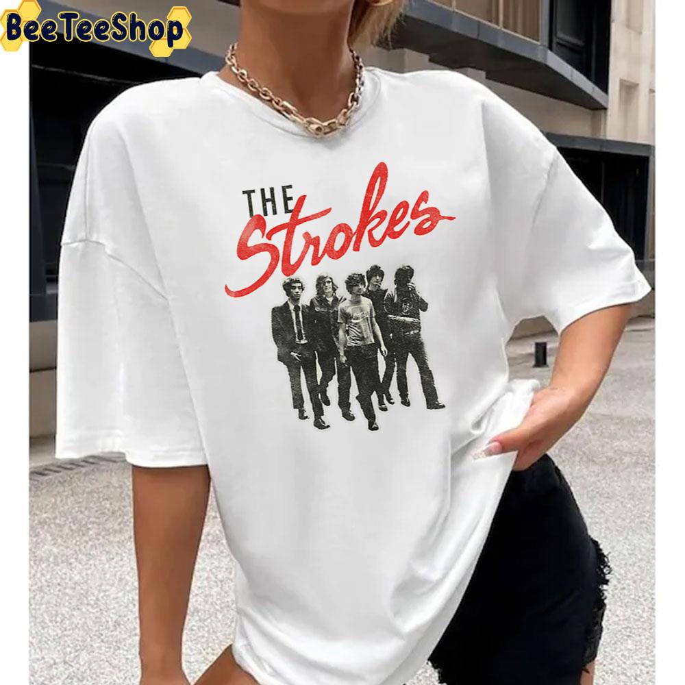 Vintage Art The Strokes Rock Band Unisex T-Shirt - Beeteeshop