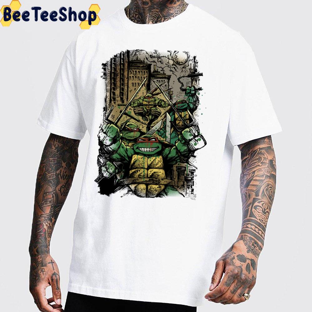 Vintage Art Tmnt Teenage Mutant Ninja Turtles Unisex T-Shirt