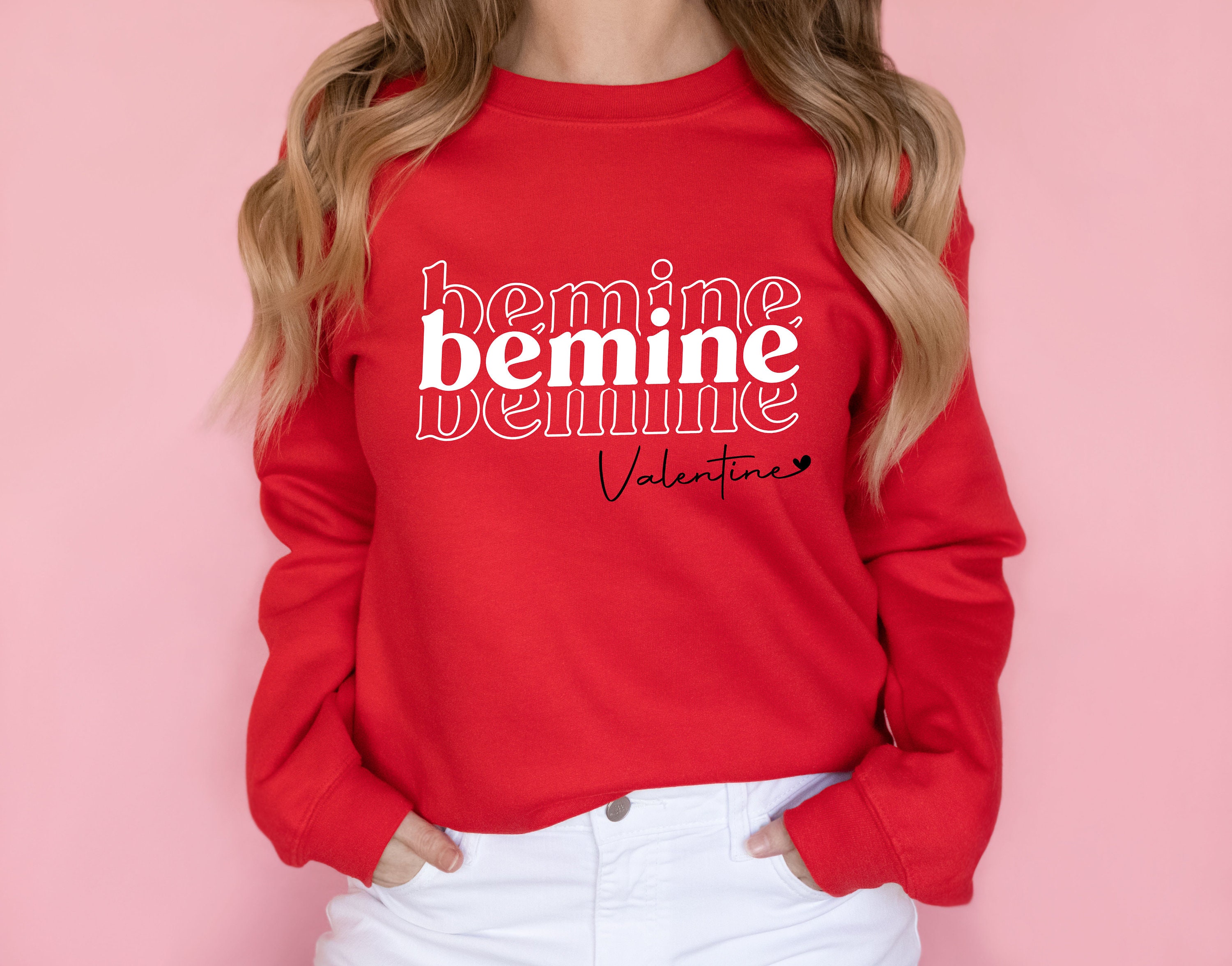 Vintage Be Mine Valentines Day Unisex Sweatshirt