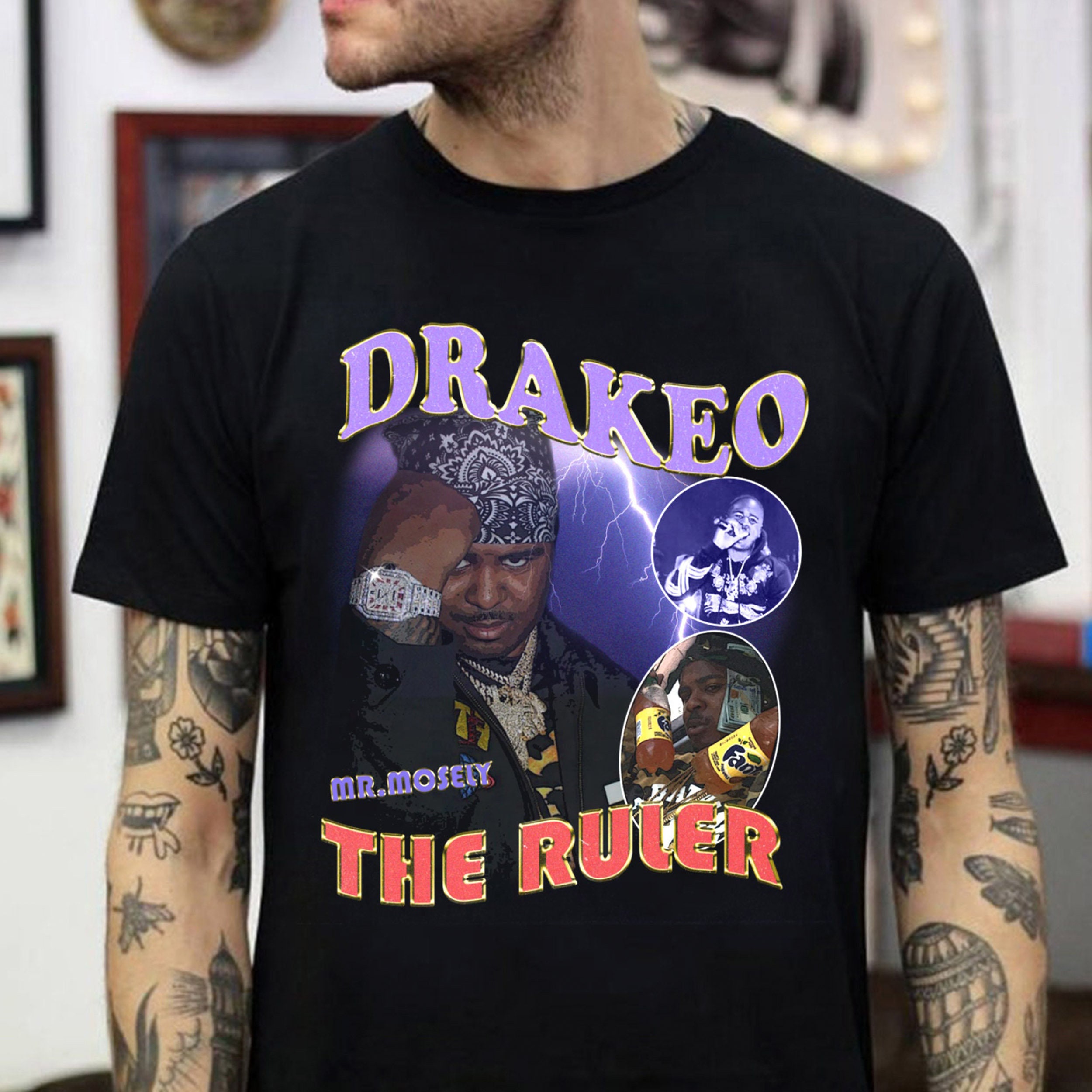 Vintage Drakeo The Ruler Rip Rapper Drakeo The Ruler Unisex T-Shirt