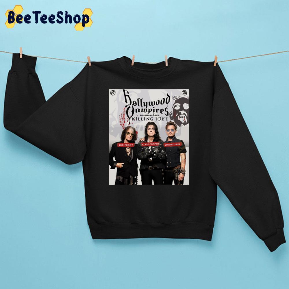 Vintage Members Design Hollywood Vampires Band Unisex Sweatshirt