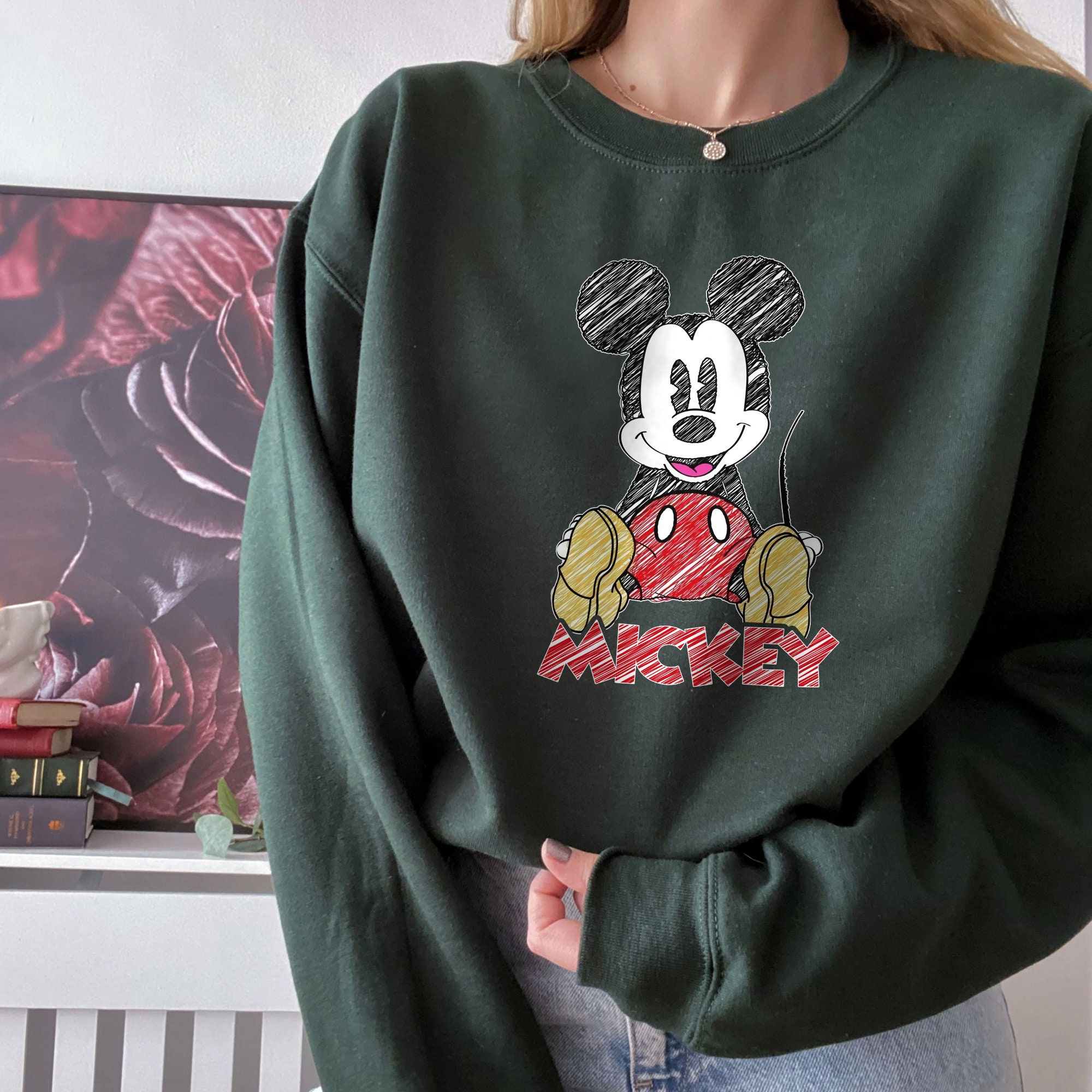 Vintage Mickey Mouse Disney Unisex Sweatshirt