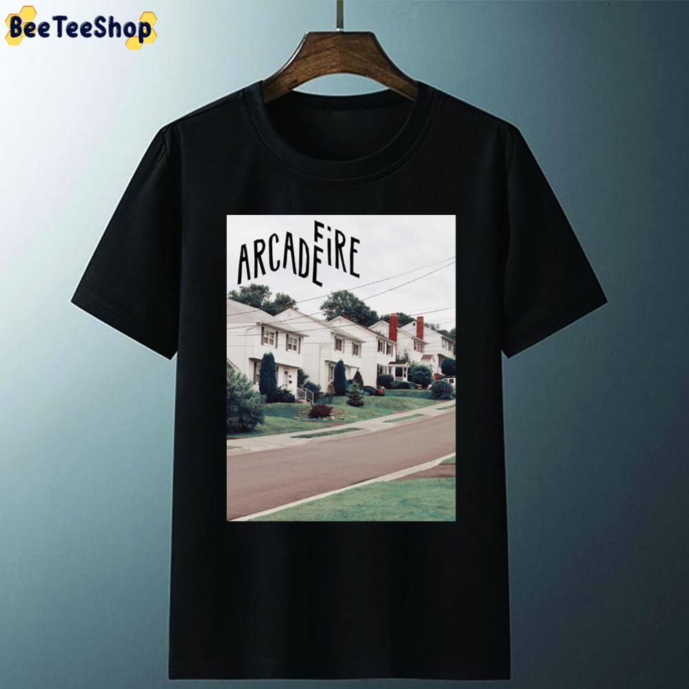 Vintage Scene Arcade Fire Band Unisex T-Shirt