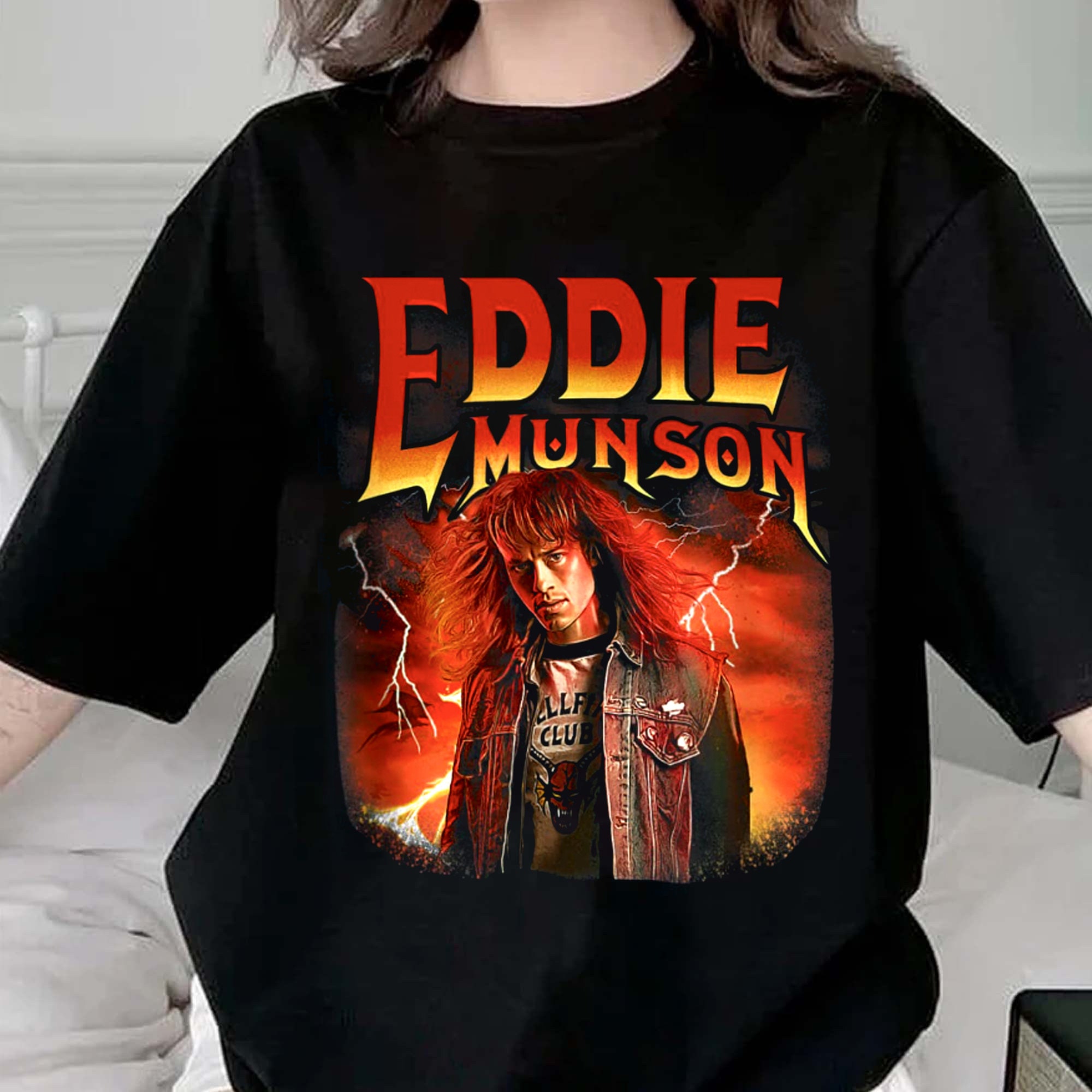 Vintage Stranger Things Eddie Munson Unisex T-Shirt