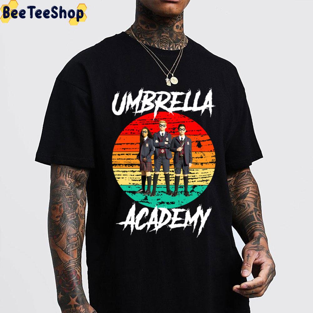 Vintage Sunset Design The Umbrella Academy Season 3 Movie Unisex T-Shirt