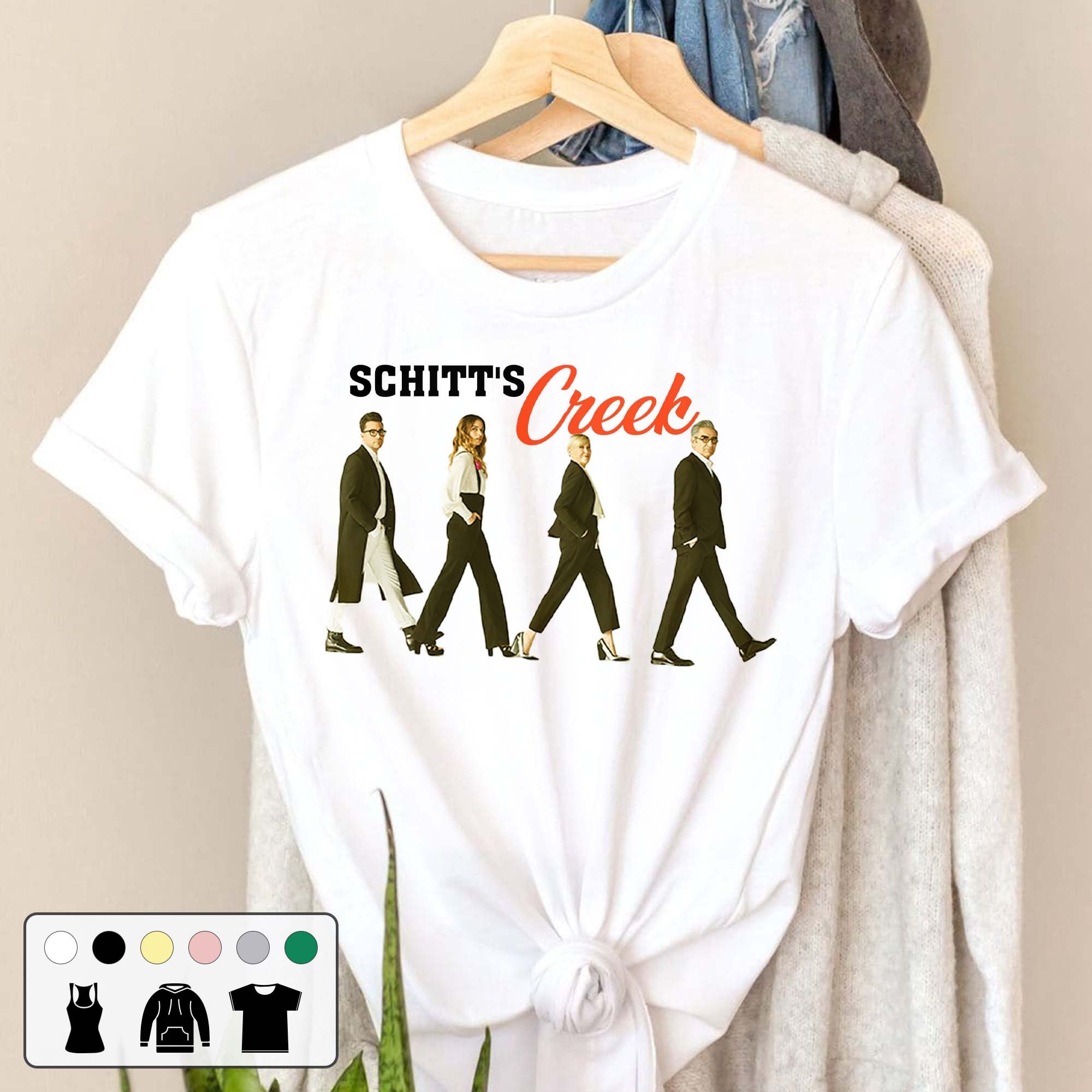 Walking Cast Schitt’s Creek Vintage Unisex T-Shirt