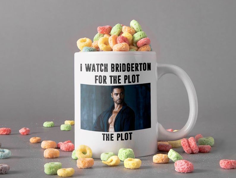 Watch Bridgerton For The Pilot Mug Movie Mug Simon Basset Mug Retro Vintage 2 Premium Sublime Ceramic Coffee Mug White