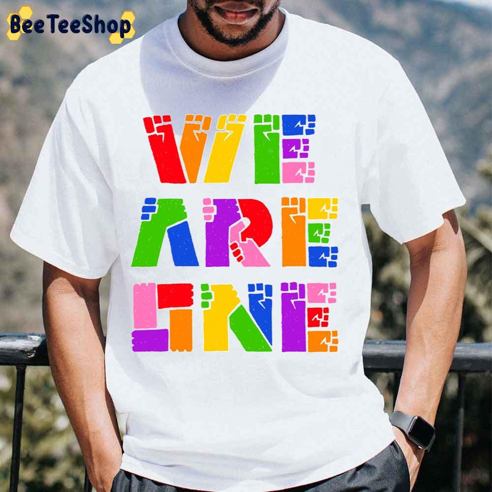 We Are One Pride Graphic Pride Month Unisex T-Shirt