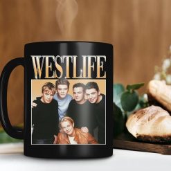 Westlife Mug Westlife Brian Mcfadden Mug Kian Egan Mug Nicky Byrne Mug Mark Feehily Mug Shane Filan Premium Sublime Ceramic Coffee Mug Black