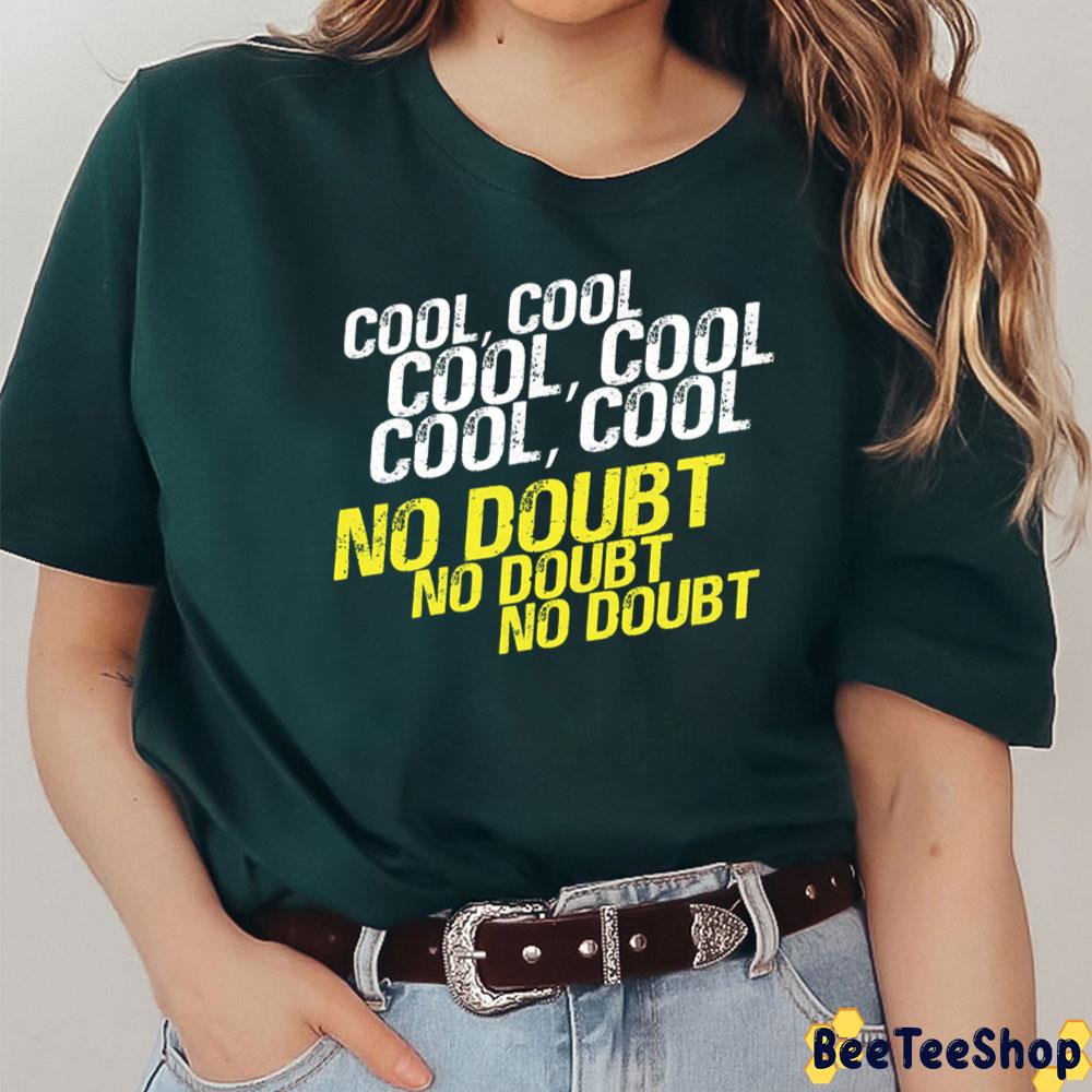 Yellow White Art Text Cool No Doubt No Doubt Band Unisex T-Shirt